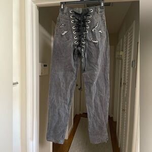 EUC Samaria Leah The "Leah" Jeans in Washed Black